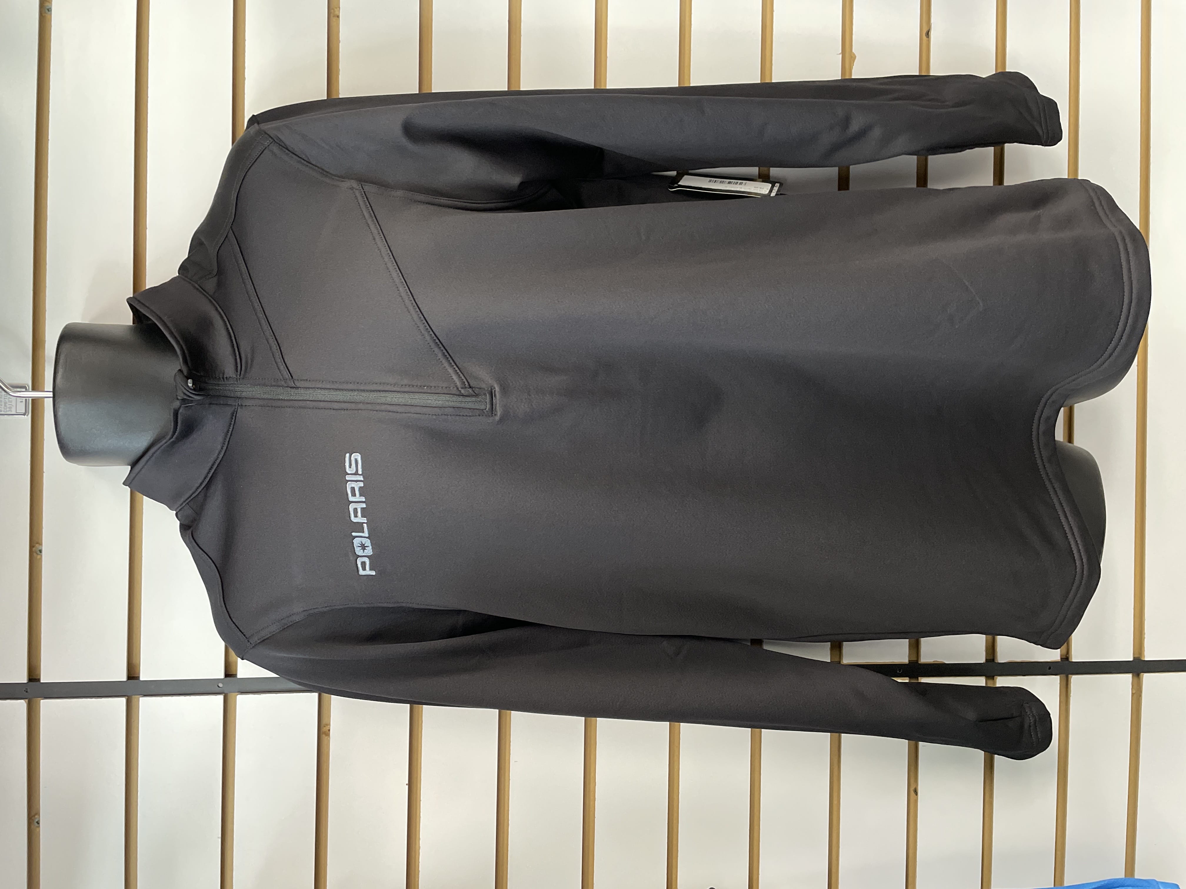 M 1/4 ZIP TECH BLK/GRY M